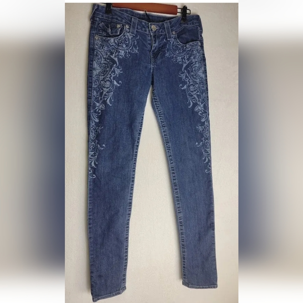 True religion skinny crop jeans women's Cathedral Size 29